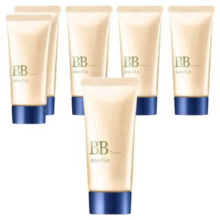 media 媚點 台灣公司貨 自然光感美肌BB霜 SPF35 PA++, 01 亮膚色, 35g, 6件