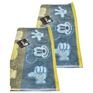 LIFE 來福牌 Disney 迪士尼 寶貝米奇毛巾, 33*76CM 100G, 100%棉, 賓果米奇, 2條