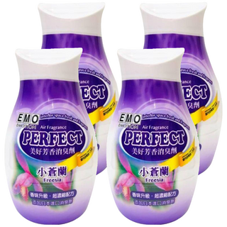 EMO 美好芳香消臭劑 超濃縮配方, 小蒼蘭, 100g, 4瓶