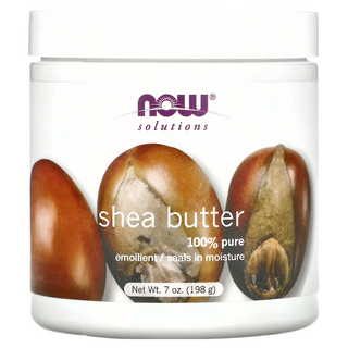 NOW Solutions 純乳木果油膏 100%純淨 滋潤保濕, 198g, 1罐