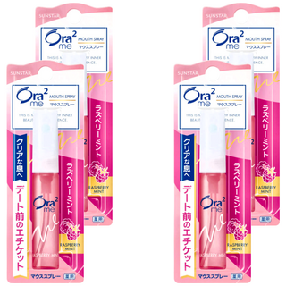 Ora2 愛樂齒 淨澈氣息口香噴劑 覆盆莓薄荷 6ml, 4瓶