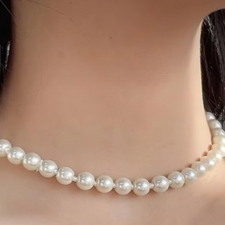 Sayaka 紗彌佳 10mm 珍珠項鍊 日本輕奢柔美水晶珍珠系列 可變戴設計項鍊