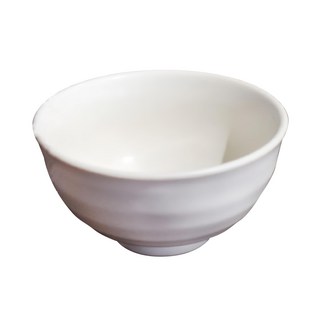 美濃燒 佐和陶瓷 白練風4井, 日本製陶瓷碗 11.5cmx5.8cm, 容量240mL, 1個, 單一顏色