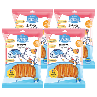 Mores 摩爾思 海蝦嫩雞條 貓咪日常加餐, 海蝦嫩雞, 35g, 4包