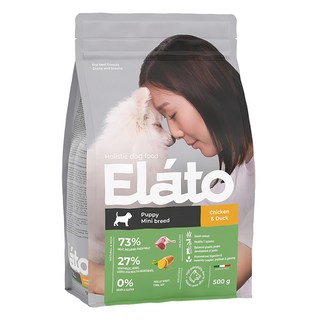 Elato 杜莎 天然無榖犬糧 幼犬成長配方 鮮雞佐鴨 小顆粒, 500g, 1袋