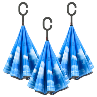 ROYALLIN 蘿林嚴選 德國創意自動反向傘 90cm 550g 三支裝