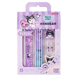 ii GEN 一正 圓桿鉛筆禮盒套裝 HB YZ9787 177g, 紫色, 1盒