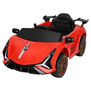 CHING-CHING 親親 跑車兒童電動車 藍寶款, 雙驅動380馬達, LED大燈, 適用年齡3-8歲, 1個, 紅色