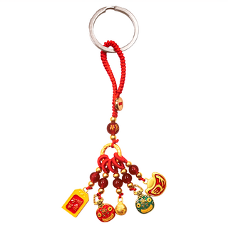 六字箴言 開運五福鑰匙圈, 好運錢龜, 1個