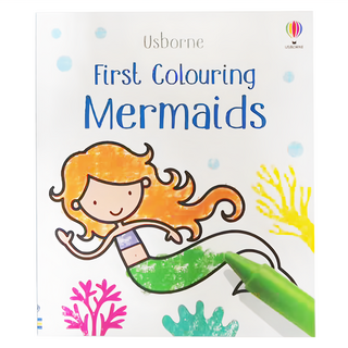 Usborne 小手著色書 美人魚 First Colouring Mermaids