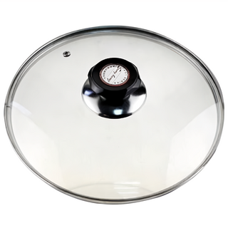 SUNG HSIANG 松鄉 強化玻璃蓋 KA057-01 圓形透明鍋蓋 適用多種鍋具 26cm, 1個