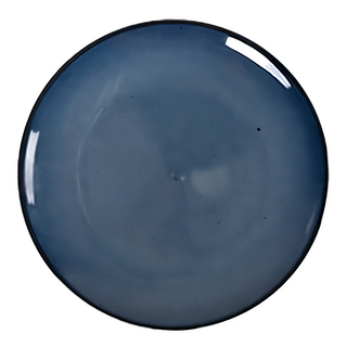 Homely Zakka 日式創意星空窯變釉陶瓷餐具 675g, 深深藍色, 1個