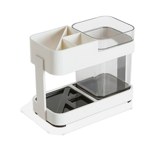 MONACO OLIVE 牙刷架 附漱口杯, 米白色, 1個