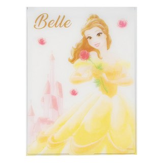 收納王妃 迪士尼折疊鏡 大 15 x 12 x 0.5cm 2個, 城堡貝兒