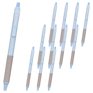PENROTE 筆樂 中油筆 3179 藍色, 12支