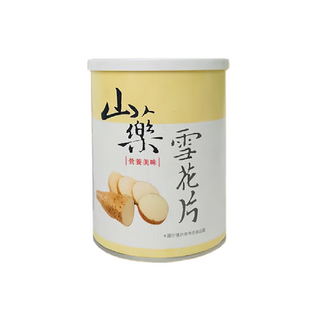 田野仕 山藥雪花片, 100%台灣本土山藥製作, 220g, 1罐