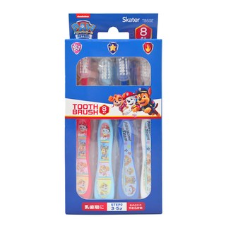 Skater 汪汪隊兒童牙刷, 汪汪隊, 8支, 1盒
