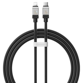 Baseus 倍思 Baseus 酷玩系列 快充傳輸線 Type-C-iPhone 20W, 1m, 黑色, 1條