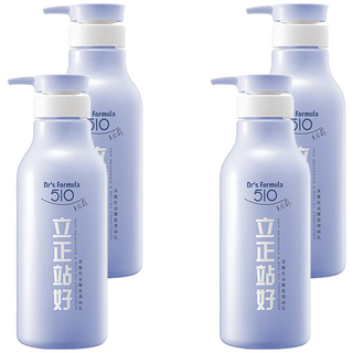 台塑生醫 Dr's Formula 立正站好潤絲乳 深層控油豐盈, 550g, 4瓶