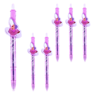 Sun-star 油性原子筆 0.5mm 黑色 牡蠣寶寶 紫色, 6支