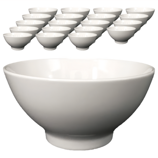 TATUNG 大同磁器 生意碗 粥碗 8號 14 x 14 x 7.3cm 20個, 白色, 1組