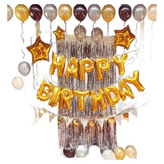 NO11 酒瓶奢華 HAPPY BIRTHDAY 生日裝飾套裝, 1組