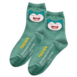oneder 旺達 寶可夢童襪-卡比獸 兒童襪 卡通襪 短襪 1入, 15~18, 1雙
