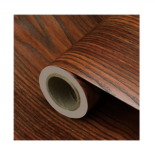 WA. WALL ART 防水自黏壁紙 加厚超立體仿真木紋, 梨花木色