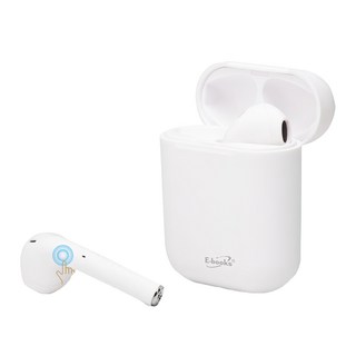 E-books SS18 真無線經典款藍牙5.0耳機，IPX4防水等級, E-EPA222, 白色