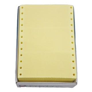 華麗牌 電腦列印標籤 WL5004Y 單排 黃色, 450張, 1盒