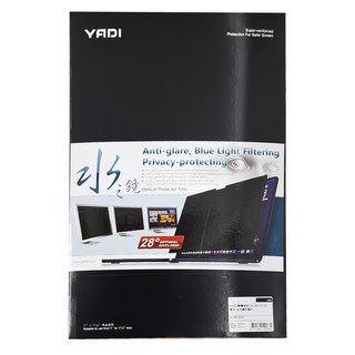 YADI 亞第 水之鏡防窺片, 防眩光藍光過濾, 光學保護膜, 適用於7吋到17.3吋螢幕, ​單一顏色, 1片