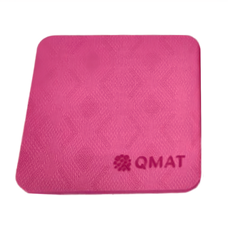 QMAT 10mm手肘墊, 跪墊 (兩入組), XS(15 x 15cm), 桃紅, 1組