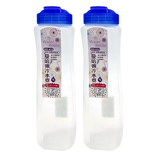 Yan Ming 沿明 曼哈頓塑膠冷水壺/桌上壺, 藍色, 1L, 2個