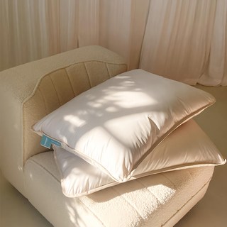 HOME LAB 功能性過敏護理原版枕頭, 象牙白, 2個