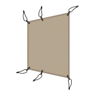 Naturehike 挪客 云舟一室一廳 150D隧道帳 3-4人專用地布 PJ048, 360 x 230cm, 流沙金