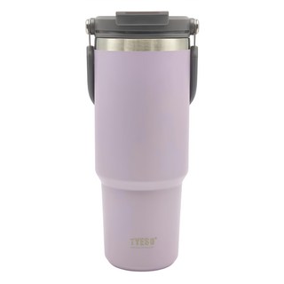 TYESO 泰碩 手提304不銹鋼水杯, 紫色, 900ml, 1個