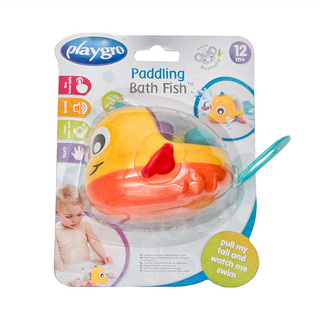 playgro 培高 水中搖搖洗澡小魚, 彩球跳動 增加戲水樂趣, 隨機出貨, 1個