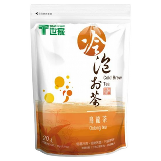 T世家 冷泡茶 烏龍茶 SGS檢驗合格 安心掛保證, 2.5g, 20包, 2袋