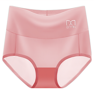 S-SportPlus+ m389 高腰無痕 冰絲透氣舒適內褲, L, 粉色, 1件
