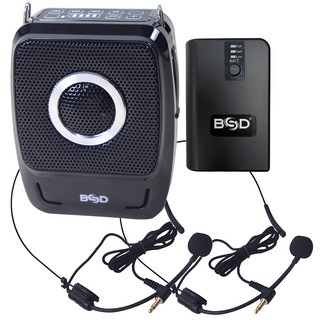 BSD 碧盛德 背掛式多功能有線無線擴音機, 黑色, BA-9703(B)腰掛發射器