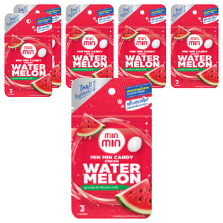 Minmin 薄荷錠 經典西瓜口味, 14g, 6包