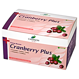 CHANSON 千盛 高濃縮蔓越莓 1,400mg + 益生菌 60 億，含 A、B、R 益生菌, 30包, 1盒