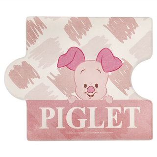 收納王妃 珪藻土拼圖杯墊 QQ維尼, 塗鴉小豬, 1個