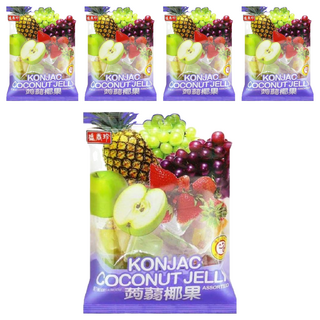 盛香珍 蒟蒻小椰果 綜合, 420g, 5袋