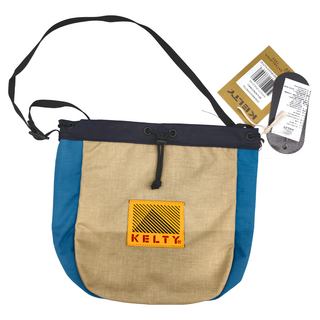 KELTY 80sKINCHAKU 259249222SNDTQ, 卡其/湖水藍