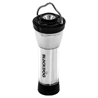 BLACK DOG 黑狗 手電筒露營燈2.0 暖光 BD-LYD003, 流光銀, 1個