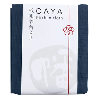 BAN INOUE 井上幡 CAYA 純棉蚊帳布抹巾 37 x 60cm 海軍藍, 1條