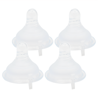 Simba 小獅王辛巴 超柔防脹氣寬口十字奶嘴, S(0個月以上), 4個