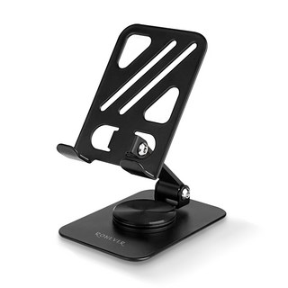 RONEVER 迷你折疊旋轉手機支架 PD043 87 x 61 x 32mm 127g, 黑色, 1個