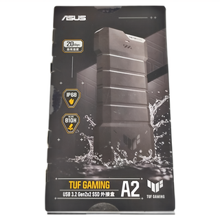 ASUS 華碩 USB-C 3.2 Gen 2x2 SSD 外接盒 90DD02X0-M0T000, Black